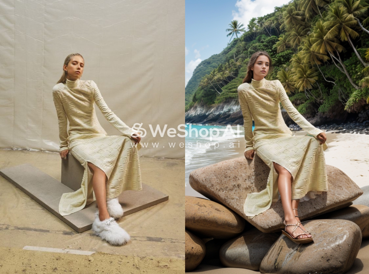 More realistic backgrounds with WeShop AI 1.5 version