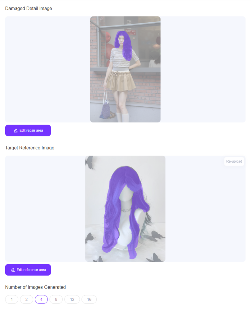 ai hairstyle change by WeShop AI