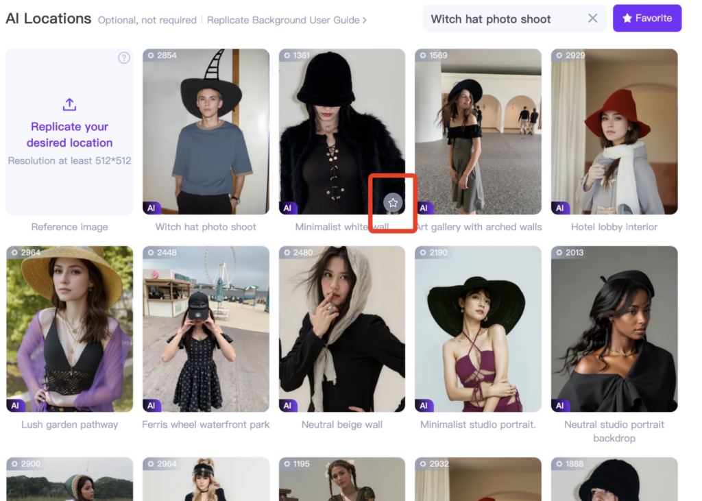 WeShop AI Location for AI Hat