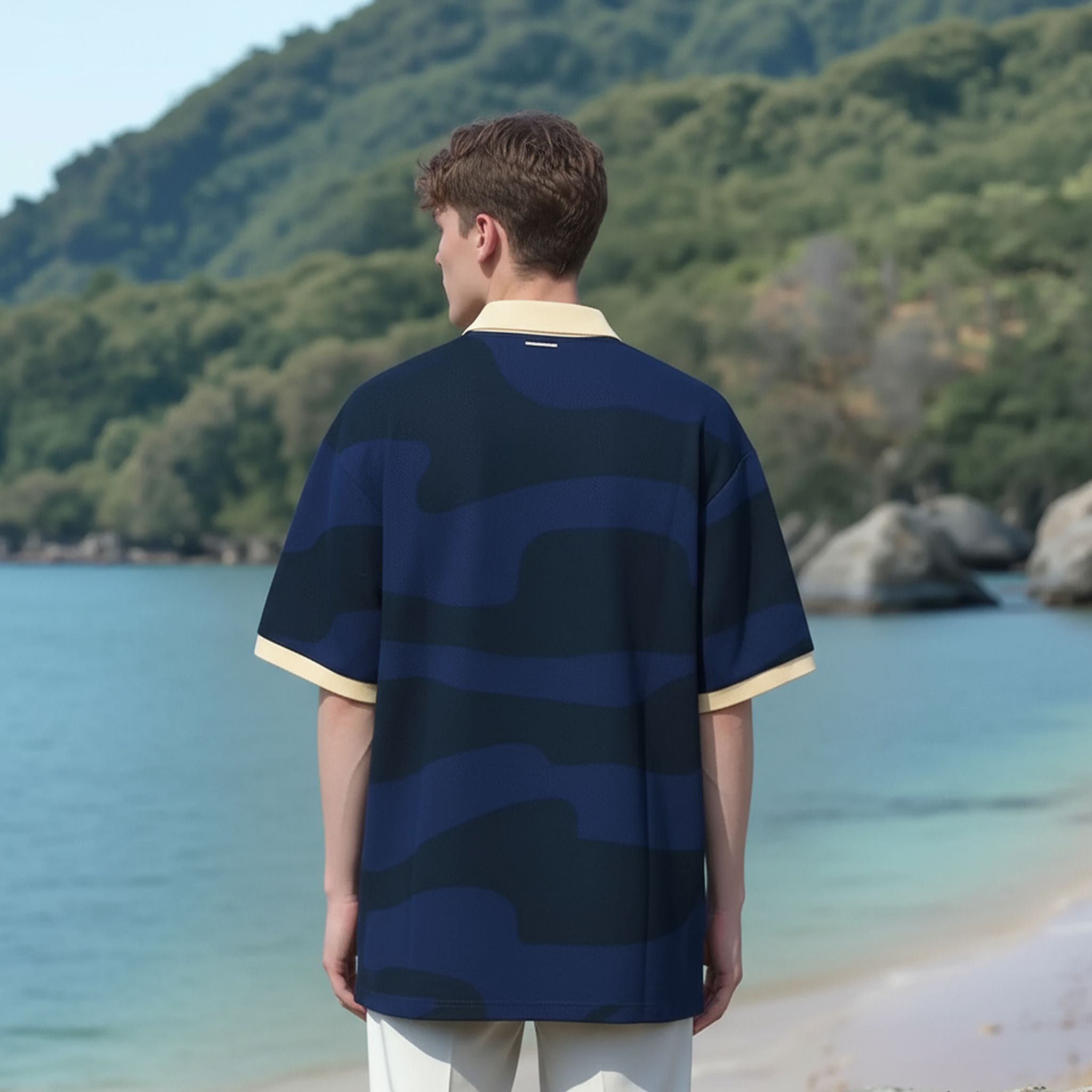AI Male Back photo generated by weshop.ai