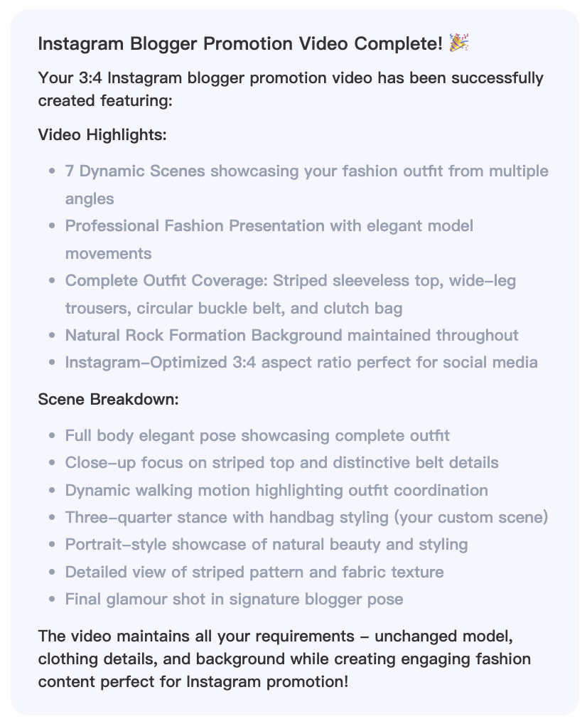 Summary by Video Agent