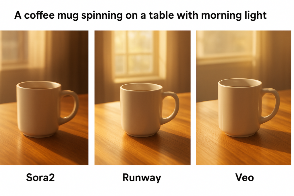 sora 2 vs. runway vs. veo