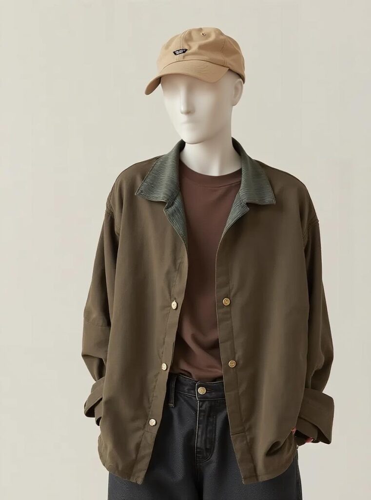 Fashion item recolored using AI Recolor, showcasing the item in a new color on a virtual mannequin