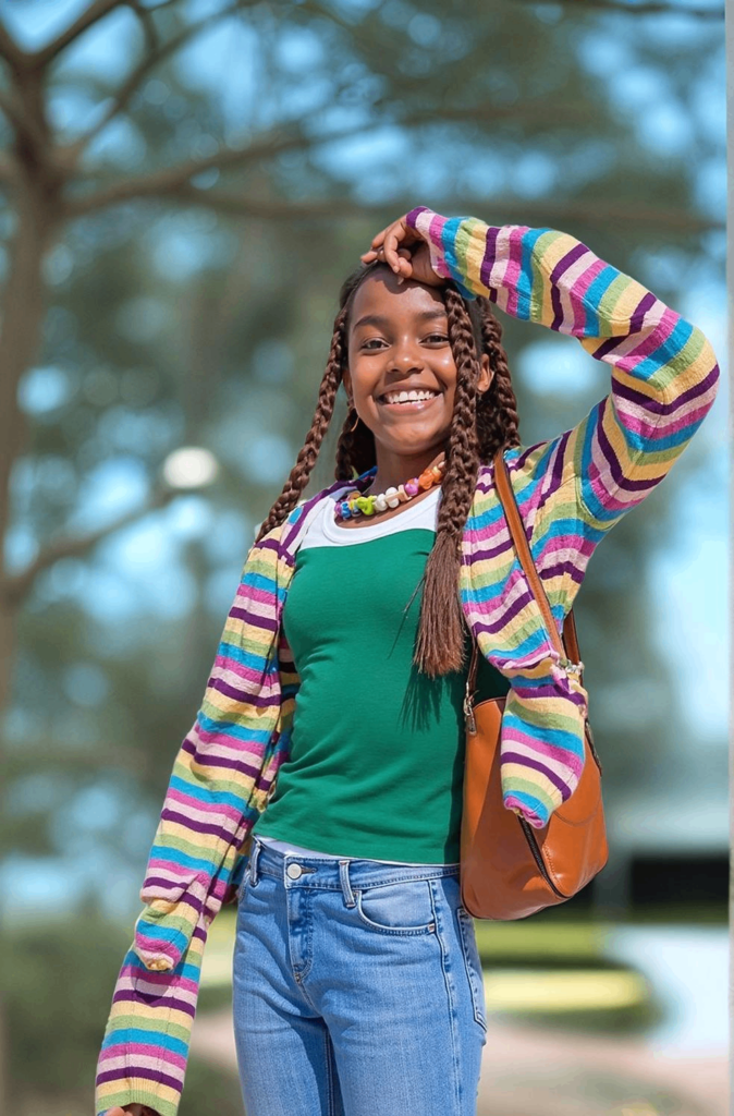 AI Model virtual try on examples generated by WeShop AI showing realistic outfit combinations.