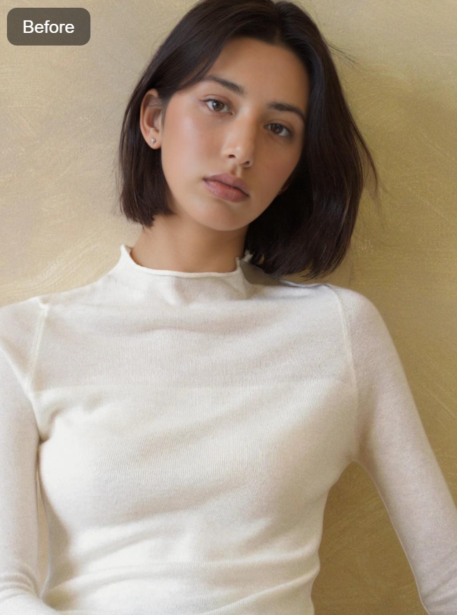 generated by AI pose tool from Weshop AI