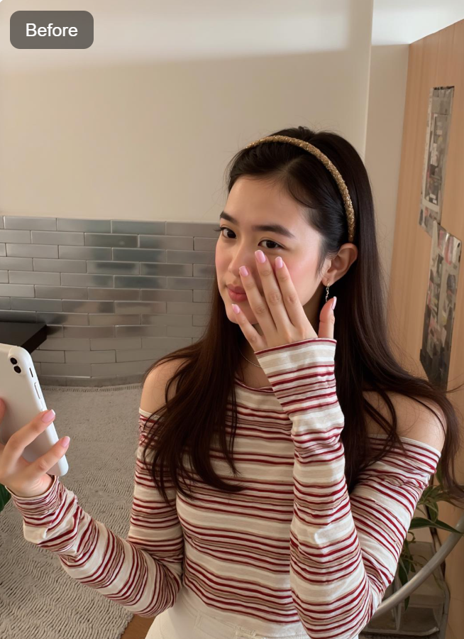 AI Model feature showcasing a fashion product on a virtual model