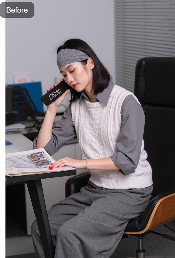 AI Model feature showcasing a fashion product on a virtual model