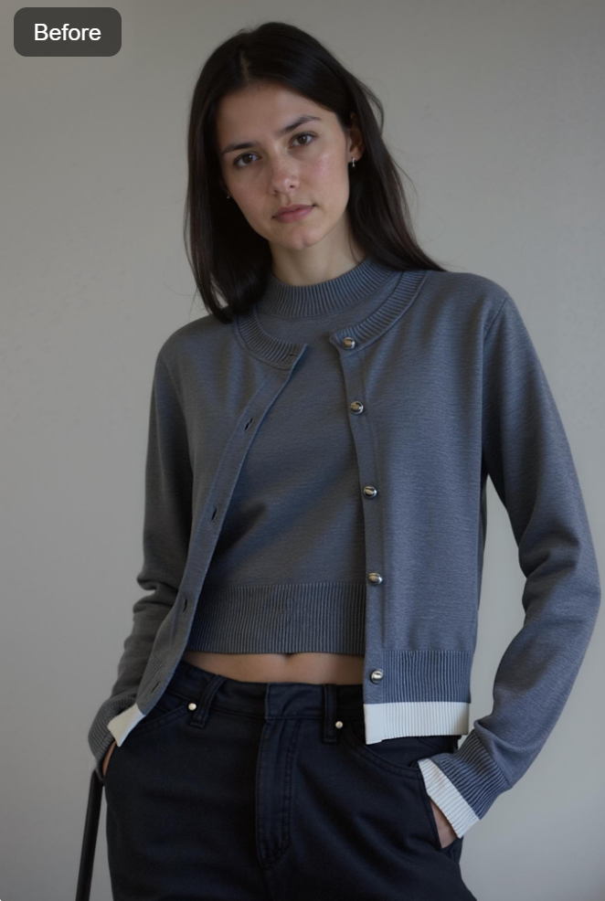 Example of removing unwanted objects with Magic Eraser