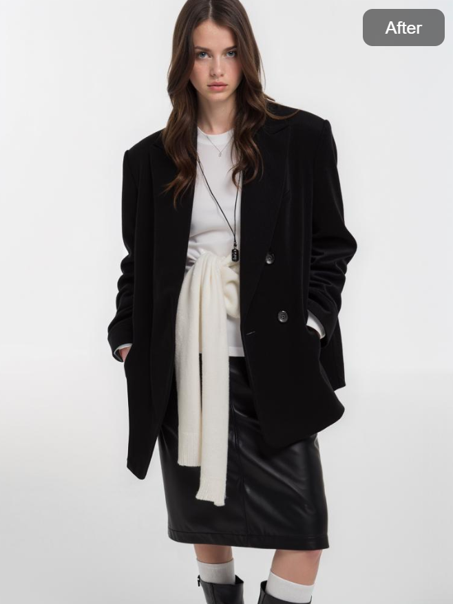 Example of removing unwanted objects with Magic Eraser