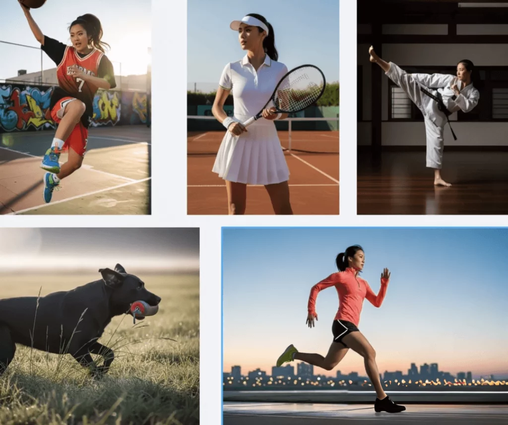 different original image with individual characters