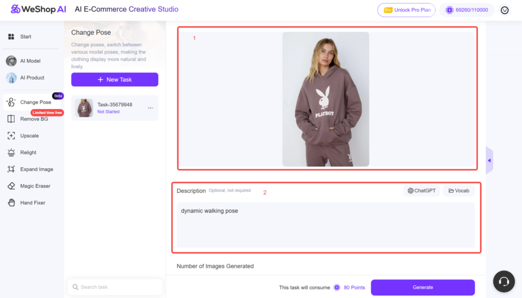 Weshop AI Pose Generator