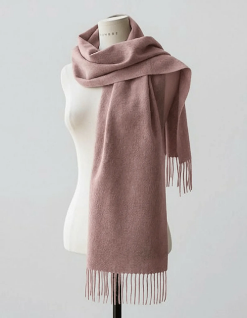 Different winter accessories recolored with WeShop AI Recolor, showing scarves, gloves, and hats in various seasonal tones.