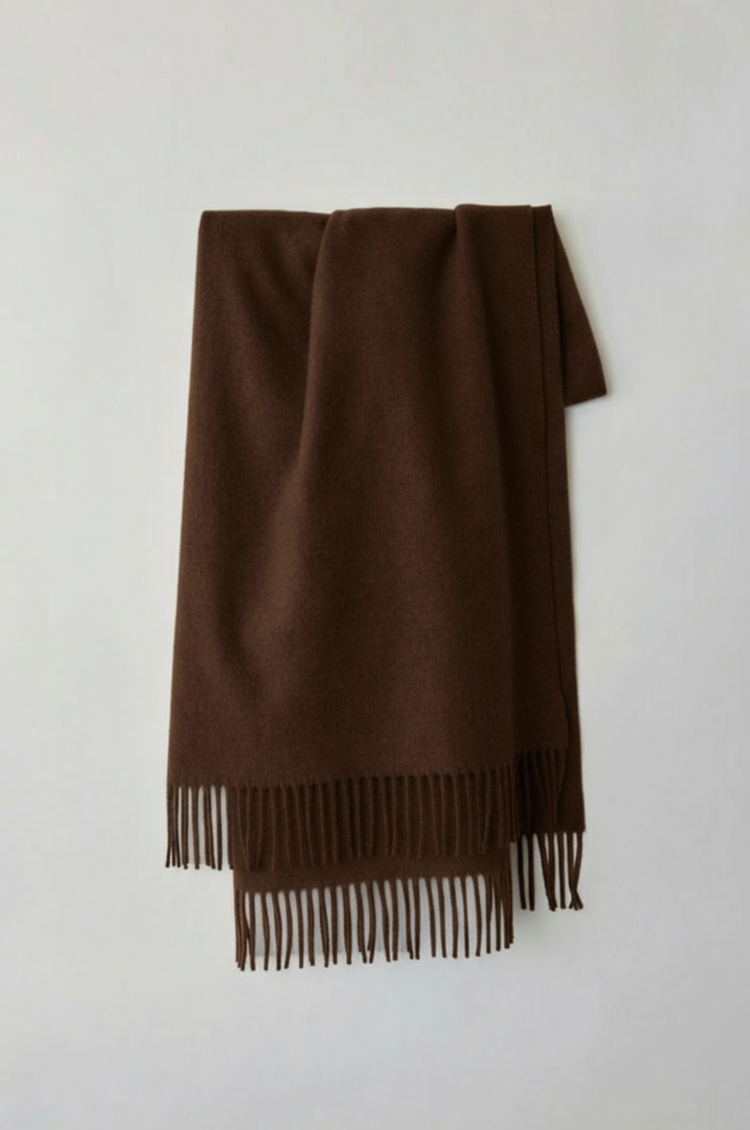 Different winter accessories recolored with WeShop AI Recolor, showing scarves, gloves, and hats in various seasonal tones.