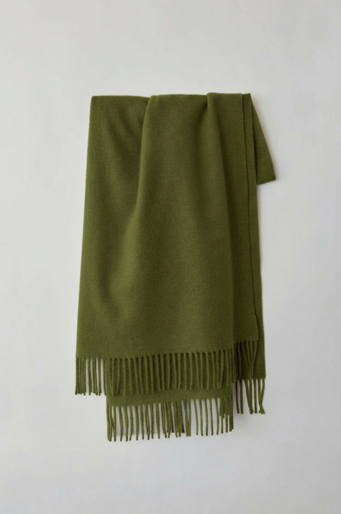 Different winter accessories recolored with WeShop AI Recolor, showing scarves, gloves, and hats in various seasonal tones.