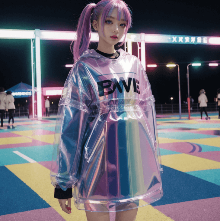 weshop ai generated futuristic pvc clothing girl