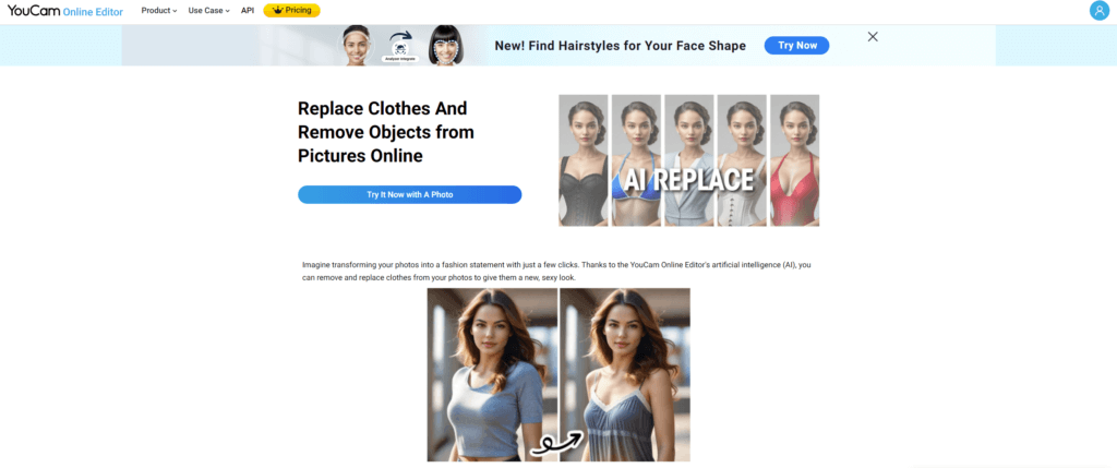 youcan homepage clothes remover