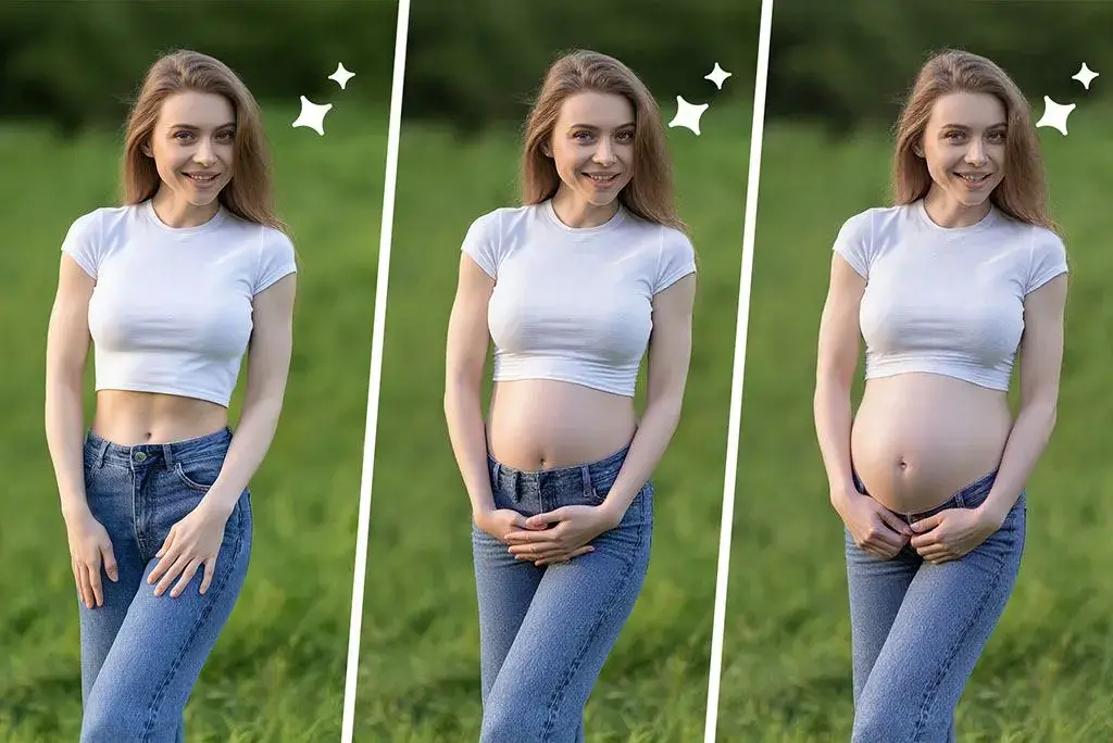 insMind pregnant ai generated image