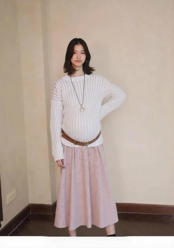 Weshop AI's Pregnant AI generated image