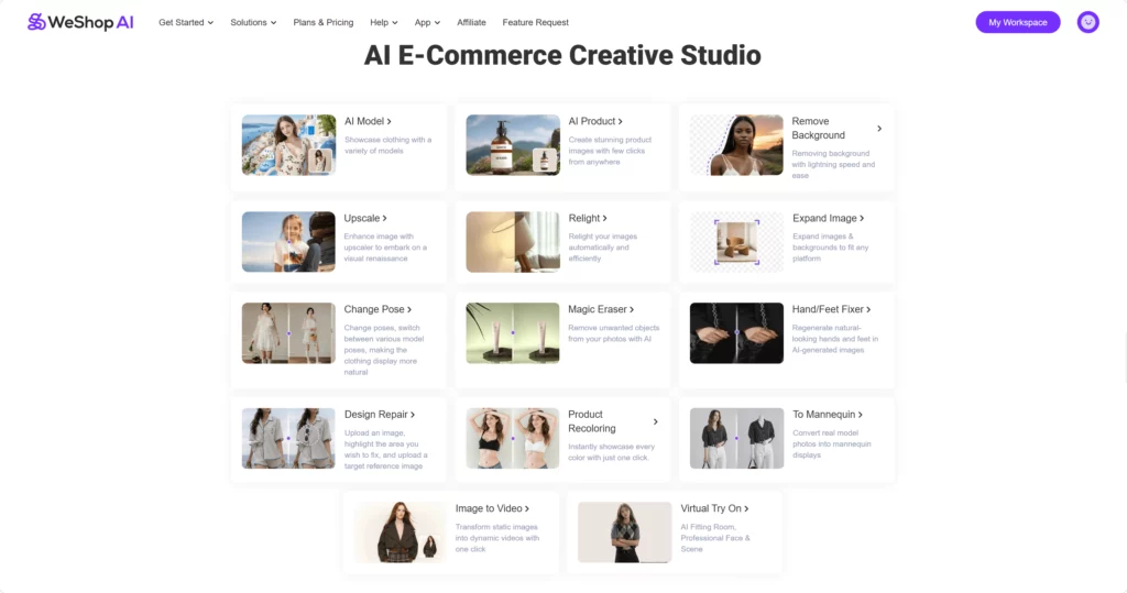 Weshop AI Homepage Display Image