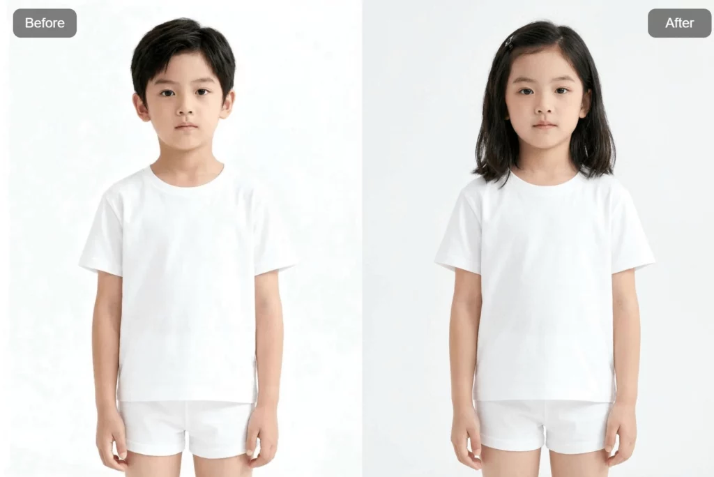 Weshop AI gender swap tool generated image