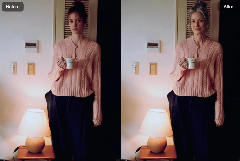 Weshop AI AI Age Progression generated image