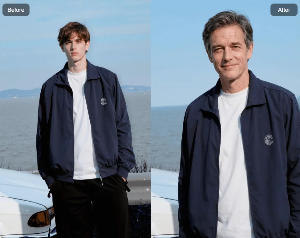 Weshop AI AI Age Progression generated image