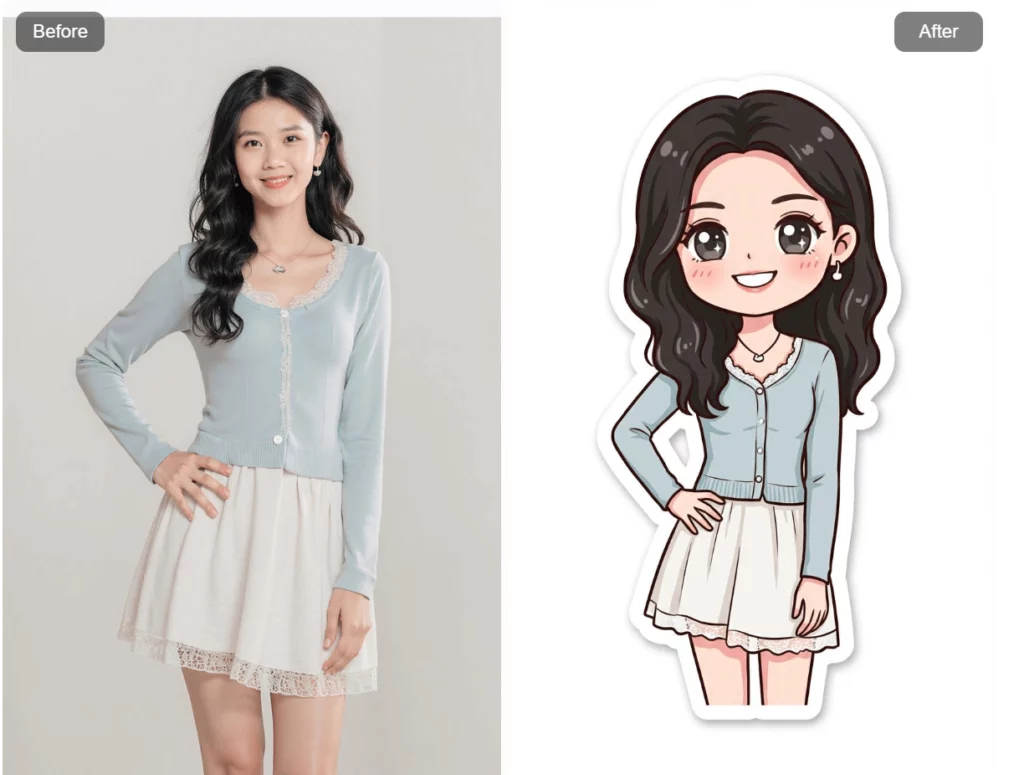 Weshop AI Chibi Maker generated image