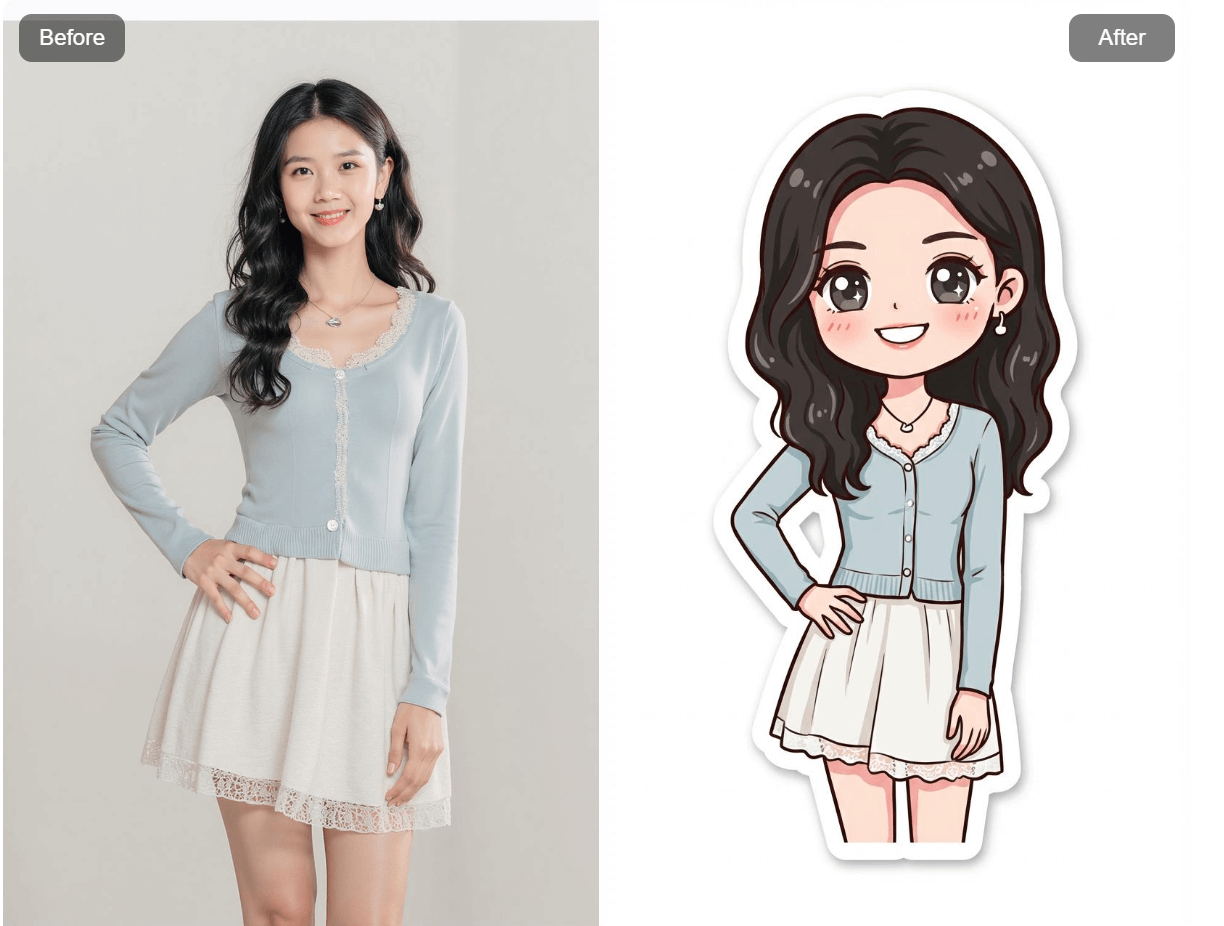 Weshop AI Chibi Maker generated image