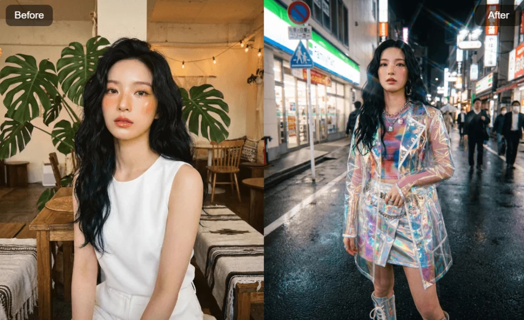 Weshop AI Futuristic Elegance Outfit Generator generated image