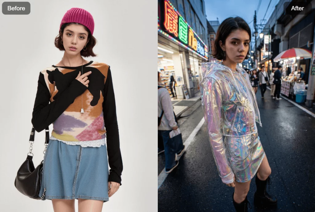 Weshop AI Futuristic Elegance Outfit Generator generated image