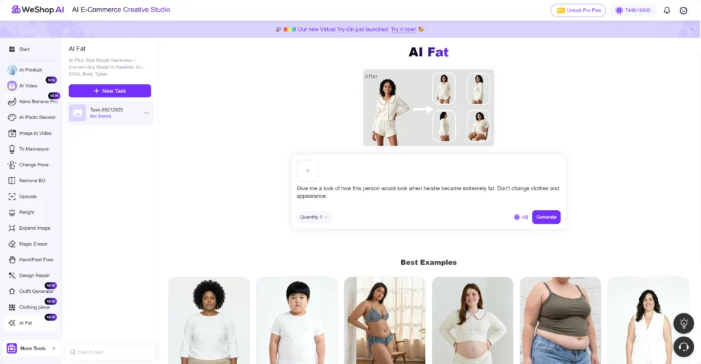 Weshop AI AI Fat web page
