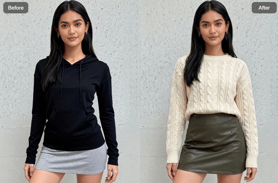 Weshop AI Outfit generator generated image