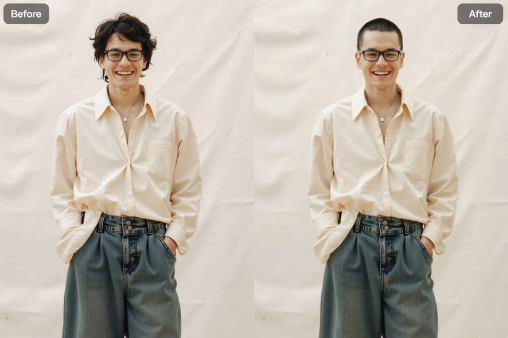 Weshop AI AI Buzz Cut Filter image