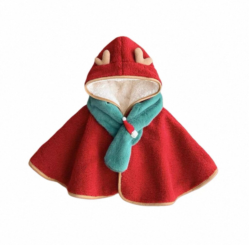 Weshop AI Virtual Try On generated Christmas kidswear images