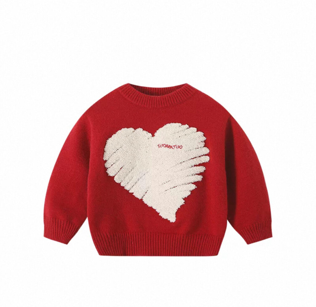 Weshop AI Virtual Try On generated Christmas kidswear images