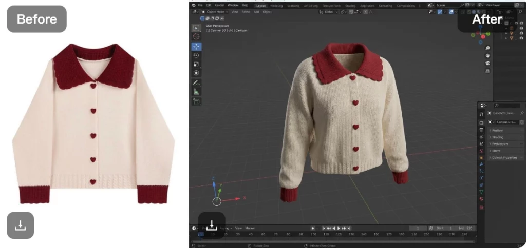 3D Rendering Generator by WeShop AI