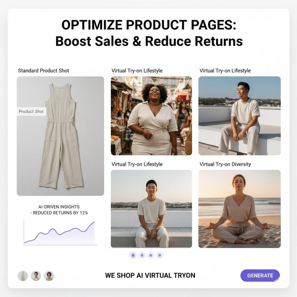 Virtual Try-on with WeShop AI