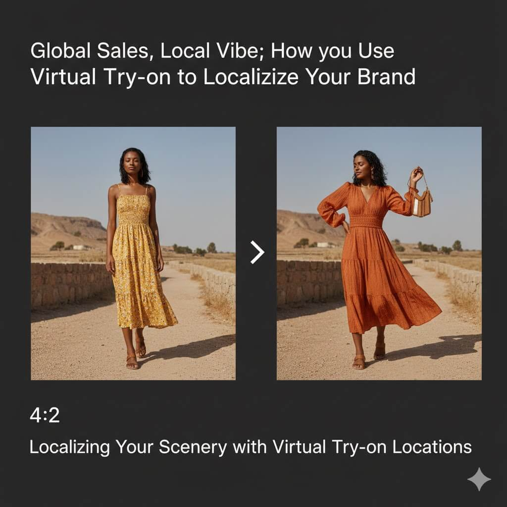virtual try-on with weshop ai