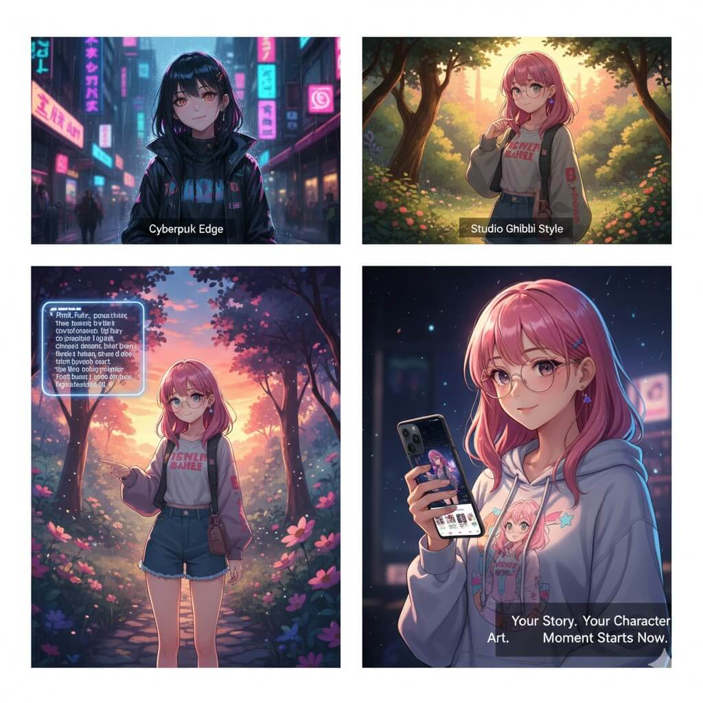 Aesthetic Anime with WeShop AI