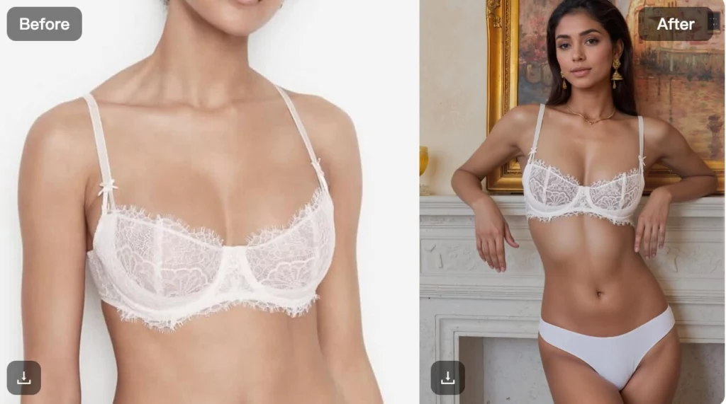 fashion ecommerce images by weshop ai