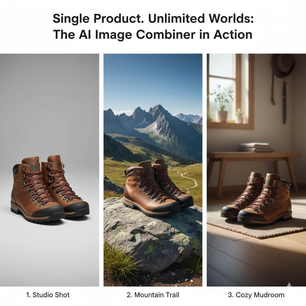 AI Image Combiner with WeShop AI