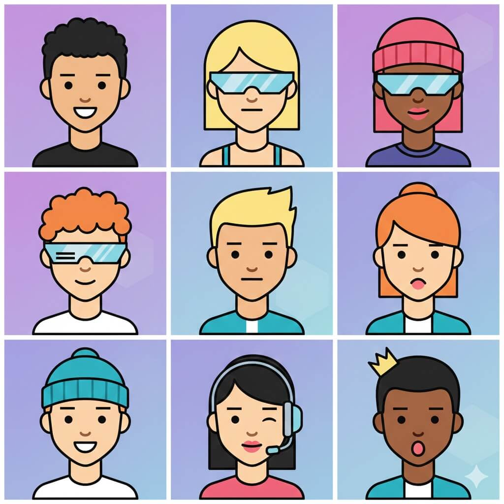 square faces for discord avatars with WeShop AI