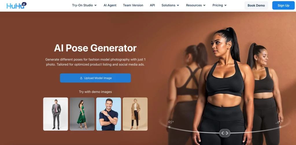 AI Pose Change for Lingerie Models