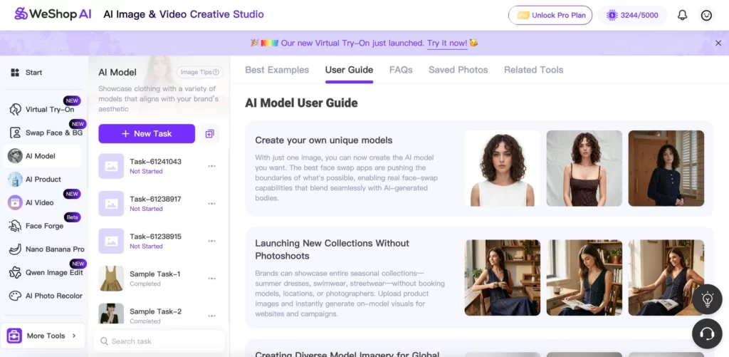 Product Images by weshop ai