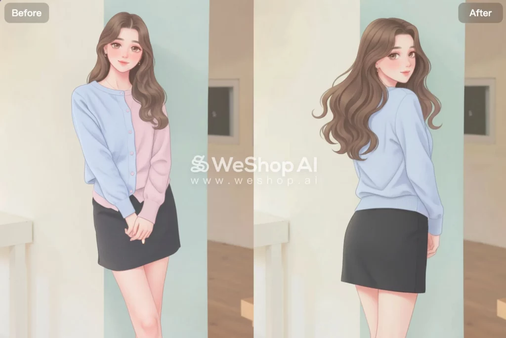 Anime Girl Poses by WeShop AI