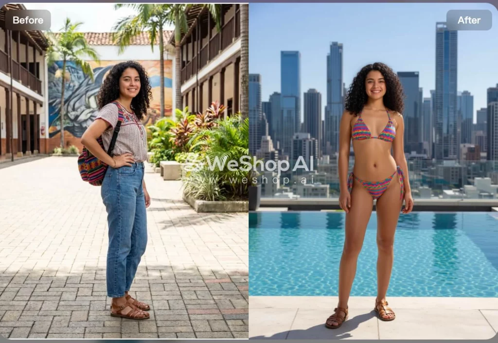 AI Teen Bikini Model Generators with WeShop AI