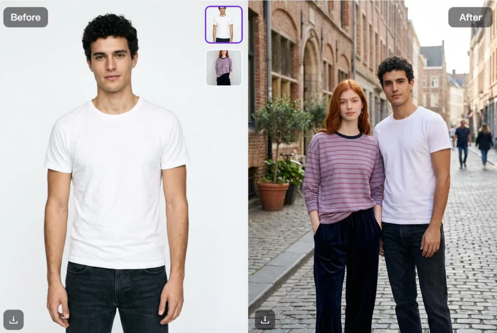 AI Image Combiner with WeShop AI