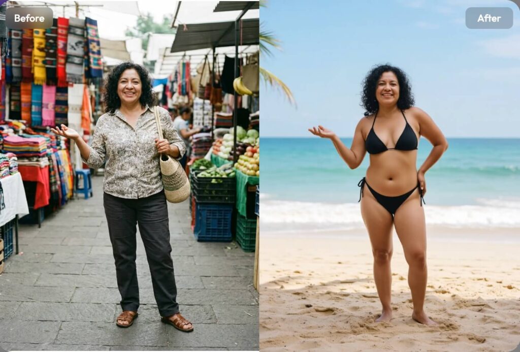 AI Bikini Generators for mature and senior models