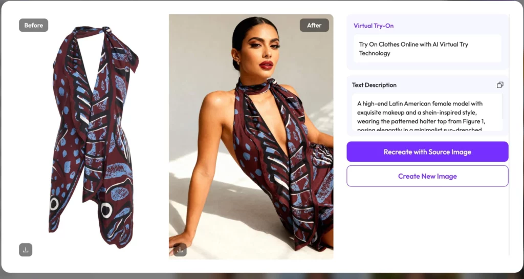 Virtual Try-on with WeShop AI