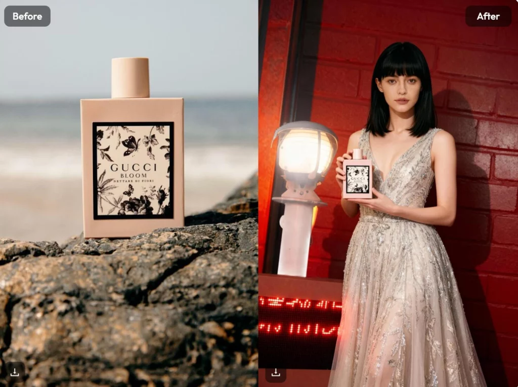 virtual try-on with weshop ai